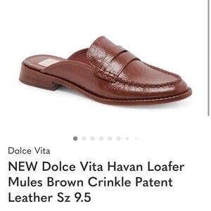 Dolce Vita Tan Slip-On Mules